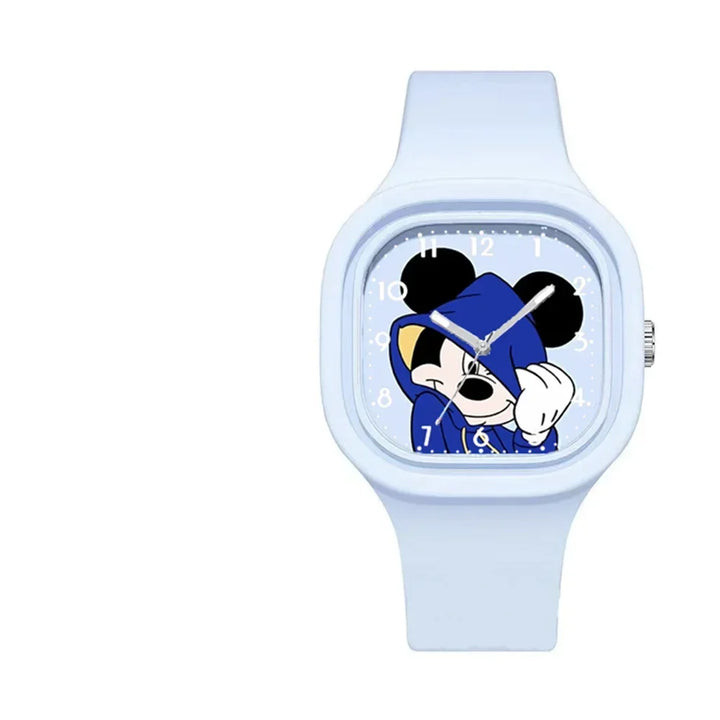 Disney FashionAnime Minnie Children Watch  Stitch Mickey Mouse Silicone Sport Watch Cartoon Lilo & Stitch Accessories Kids watch