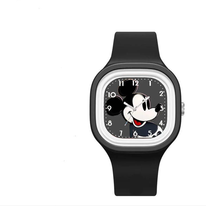 Disney FashionAnime Minnie Children Watch  Stitch Mickey Mouse Silicone Sport Watch Cartoon Lilo & Stitch Accessories Kids watch