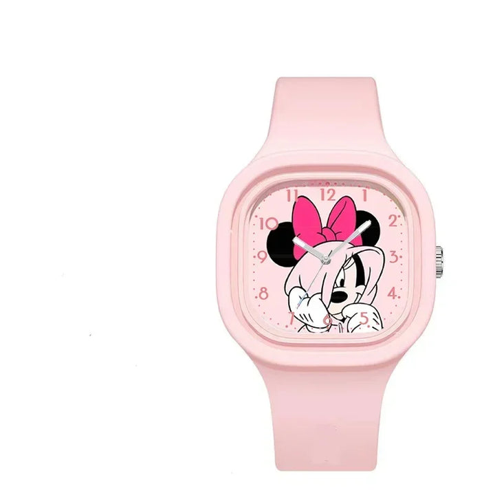 Disney FashionAnime Minnie Children Watch  Stitch Mickey Mouse Silicone Sport Watch Cartoon Lilo & Stitch Accessories Kids watch