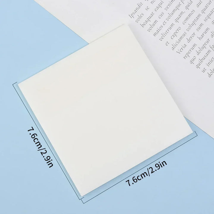 7/5/3/1pcs Transparent Notes Clear Sticky Clear See Through Posted It Note Memo Pads for College Students Planner Office School