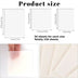 150pcs Transparent Sticky Notes Self-Stick Note Pad Clear Notes Self Adhesive Removable for Studying Writing in Text Book Office