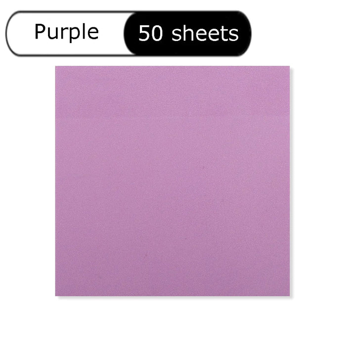 50 Sheets Waterproof Transparent Sticky Notes Self-adhesive Paper Daily To-do List Note Paper for Student Office Stationery